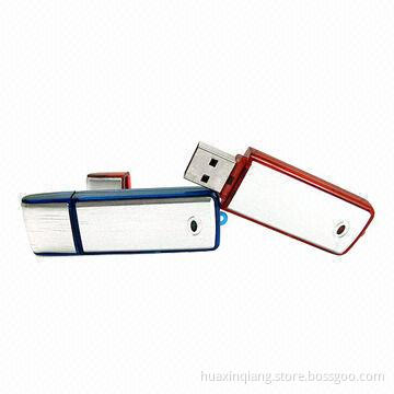 Metal USB Flash Drive, 128MB-64GB Capacities, User-defined Color, Logo Design, USB 2.0/3.0